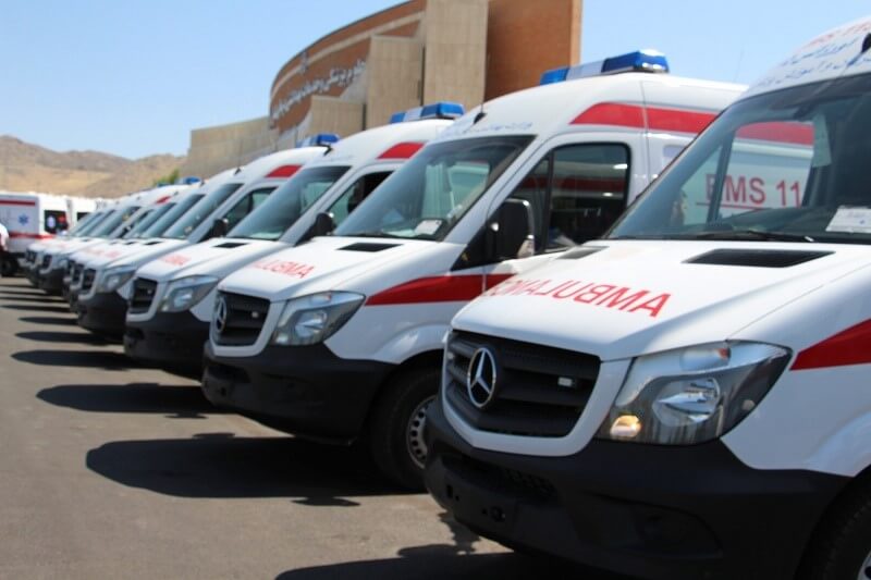 آمبولانس خصوصی و کد دار در تهران و کرج